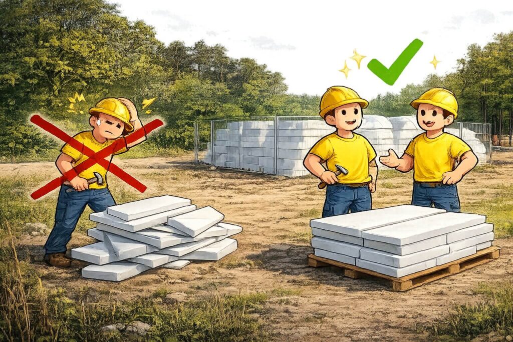 Kupolo statybos instrukcijos paveikslėliai